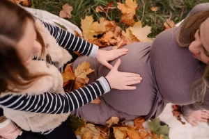Těhotenská fotografie